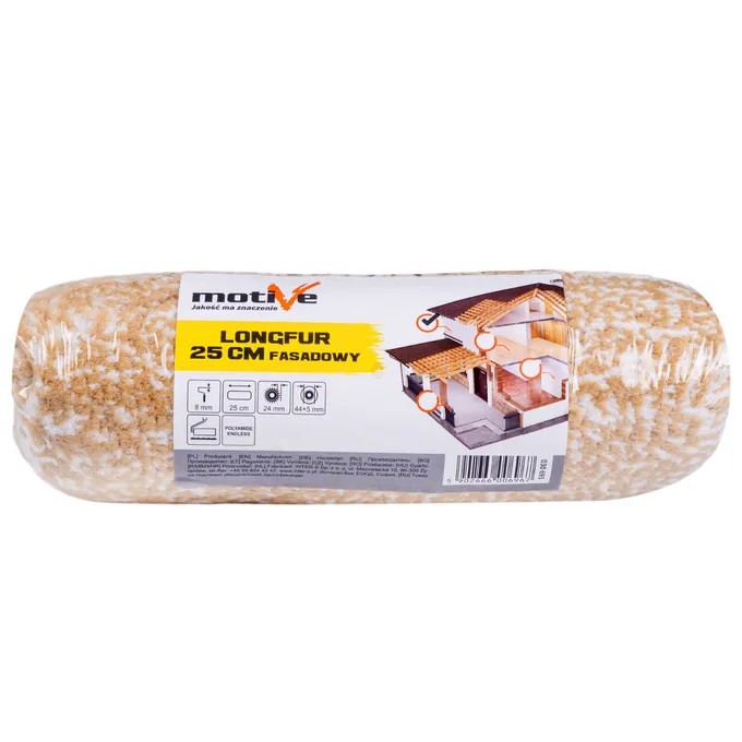 Wałek fasadowy Longfur 25cm Inter-S Motive na uchwyt 8mm
