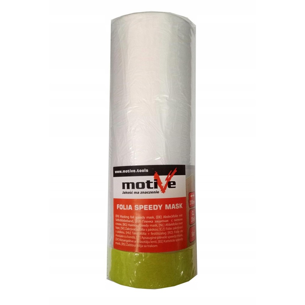 Folia malarska z taśmą Motive Speedy Mask Standard 2700mm x 20m - obrazek 3