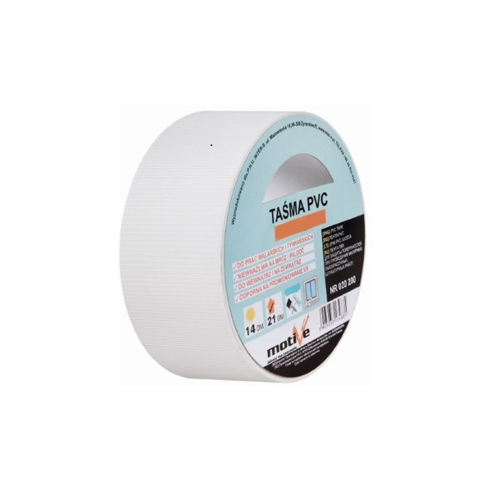 Taśma PVC karbowana 48mm x 25m Motive