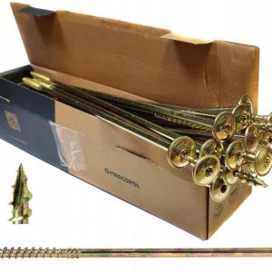 Wkręt ciesielski z łbem podkładkowym 8x280/80 MARCOPOL