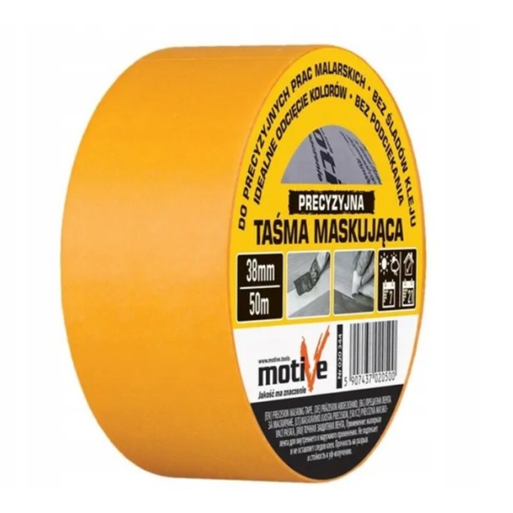 Taśma maskująca precyzyjna Motive 38 mm x 50 m - obrazek 2