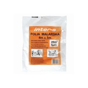 Folia malarska 4 x 5 m 5 µm Inter-S