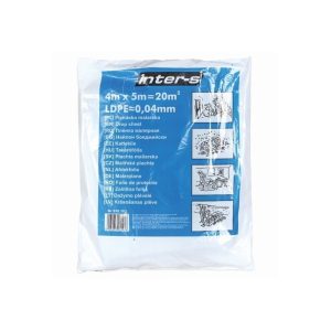 Plandeka malarska Inter-S 4 x 5 m niebieska 40 µm LDPE